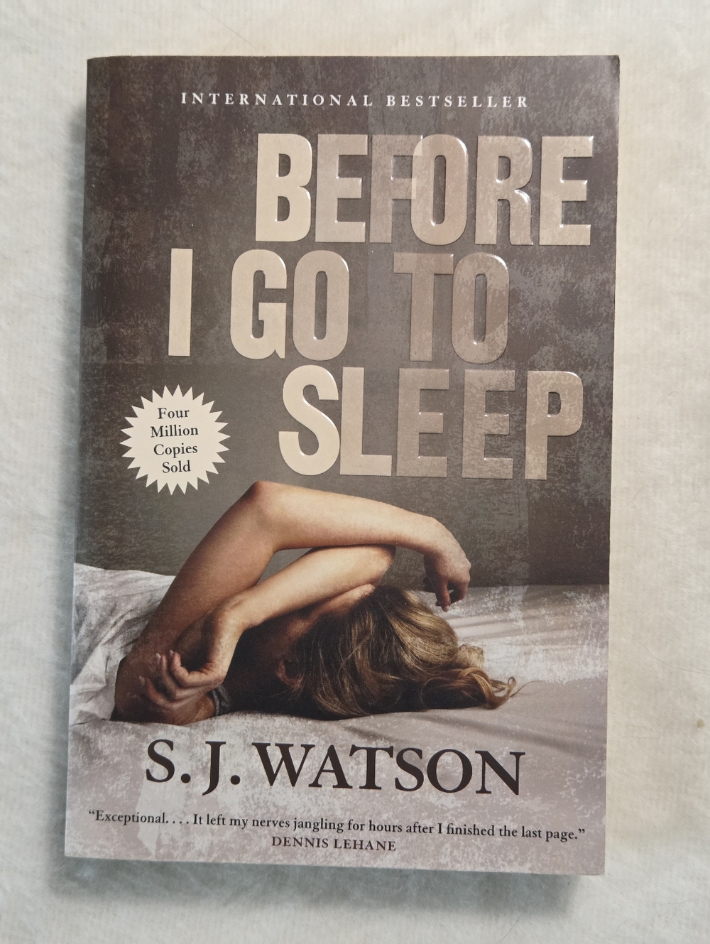☀️Before I Go To Sleep by S.J. Watson Paperback Book